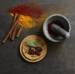 JJ-Moździerz z drewnianą pokrywą Dash, granit - 9