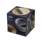 JJ-Moździerz z drewnianą pokrywą Dash, granit - 15