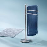 KELA-Stojak na 3 ręczniki łazienkowe stalmat Swing - 4