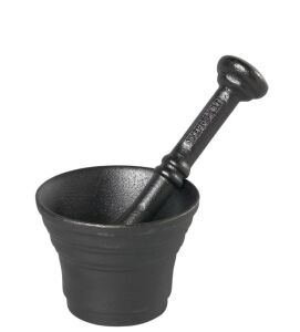 SKEPP-Moździerz żeliwny niski  8cm z tłuczkiem