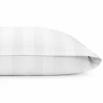 Poszewka hotelowa polibawełna PC-52/48 adamaszek pasy 2cm biała/70x80 - 3
