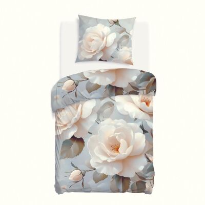 Pościel satyna bawełniana 12413/140x200+1posz.70x80 SATYNLOVE PREMIUM