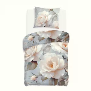 Pościel satyna bawełniana 12413/140x200+1posz.70x80 SATYNLOVE PREMIUM