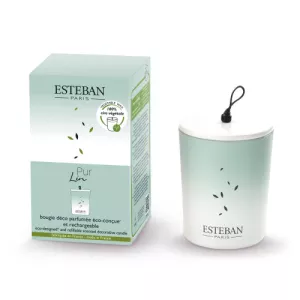 ES-Świeca zapachowa dekoracyjna 180g Pur Lin