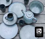 Miska ceramiczna niebieska Nordic Sea Broste Copenhagen 20 cm - 4