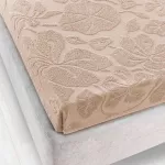 Prześcieradło 150x205 Tulipan_6 jasny beż (2732/BZ-030) - 2