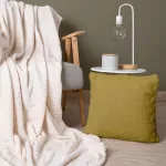 Poszewka żakardowa AMORRO/OLIWKA/40x40 (promocja) - 2