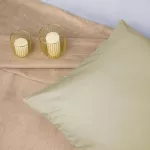 Pościel satyna bawełniana KREM 155/220x200 - 6