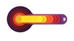 JJ-Zestaw 8 miarek kuchennych Nest Measure multiko - 2