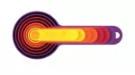 JJ-Zestaw 8 miarek kuchennych Nest Measure multiko - 2