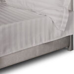 Prześcieradło satyna bambusowo-bawełniana STRIPE GREY/160x240 - 3