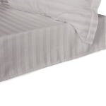 Prześcieradło satyna bambusowo-bawełniana STRIPE GREY/160x240 - 4