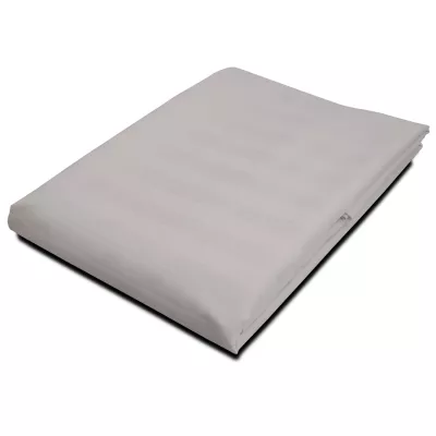 Prześcieradło satyna bambusowo-bawełniana STRIPE GREY/160x240