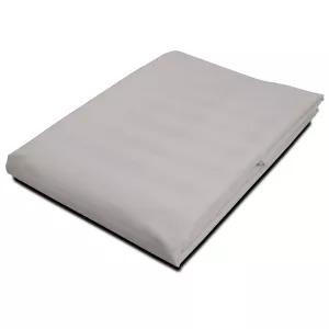 Prześcieradło satyna bambusowo-bawełniana STRIPE GREY/160x240