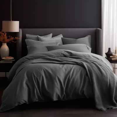 Pościel satyna bawełniana J.SZARY 037/160x200