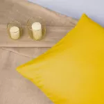 Poszewka satyna bawełna żółtko 004/50x80 - 3