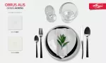Obrus ALIS 80x80 Biały Kostka (promocja) - 2