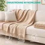 Koc T Bawełniany/BA861/150x200 j.beż - 11