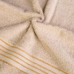 Ręcznik D Bawełna 100% Tiwano Cappuccino + Czarny (P) 2x50x90+2x70x140 kpl. - 4