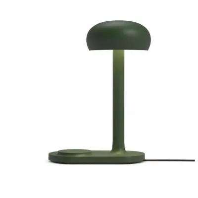 Emendo lamp with Qi wireless charger Emerald