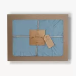 Pościel bawełniana BLUE/160x200(P) STONEWASHED - 3