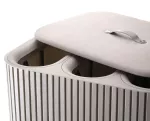 JJ-Kosz na pranie 90l bambus beż Tota Trio Luxe - 8
