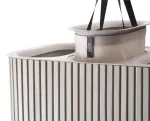 JJ-Kosz na pranie 90l bambus beż Tota Trio Luxe - 9