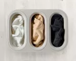 JJ-Kosz na pranie 90l bambus beż Tota Trio Luxe - 11
