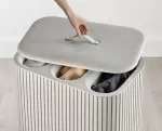 JJ-Kosz na pranie 90l bambus beż Tota Trio Luxe - 12