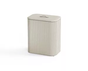 JJ-Kosz na pranie 90l bambus beż Tota Trio Luxe