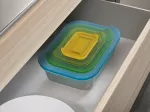 JJ-Zestaw 4 szklanych pojemników Nest Glass multik - 8