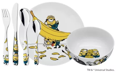 WMF-Zestaw dla dzieci 6 el., Minionki