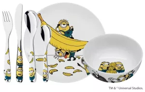 WMF-Zestaw dla dzieci 6 el., Minionki