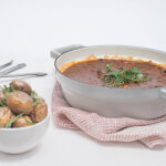 Patelnia ceramiczna 1,7l Aromapots jasno szary 20 cm niski Riess - 2