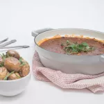 Patelnia ceramiczna 1,7l Aromapots jasno szary 20 cm niski Riess - 2