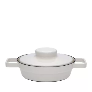 Patelnia ceramiczna 1,7l Aromapots jasno szary 20 cm niski Riess