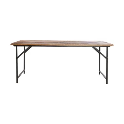 Stół drewniany w stylu industrialnym Party House Doctor
