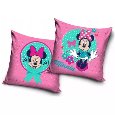 Poszewka dziecieca velvet 40x40 Myszka Minnie