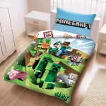 Pościel bawełna 160x200+1p70x80 Minecraft Creative - 2