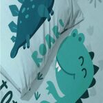 Pościel bawełna 100x135 + 40x60 Dinozaury - 2