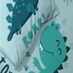 Pościel bawełna 100x135 + 40x60 Dinozaury - 2