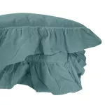 Poszewka bawełniana komplet MINERAL BLUE/2x40x40 STONEWASHED - 2