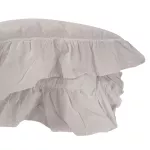 Poszewka bawełniana komplet NATURAL CREAM/2x40x40 STONEWASHED - 2