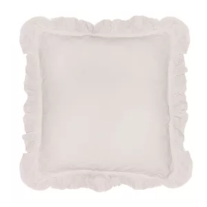 Poszewka bawełniana komplet NATURAL CREAM/2x40x40 STONEWASHED