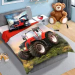 Pościel bawełna 160x200+1p70x80 Traktor - 2