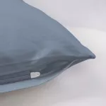 Poszewka satyna bawełna niebieski 009/50x60. - 4