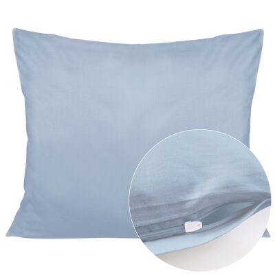 Poszewka satyna bawełna niebieski 009/50x60.