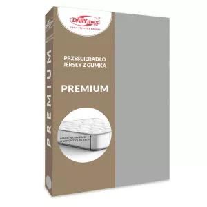 Prześcieradło jersey z gumką 024/90x200 PREMIUM