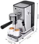 WMF EL-Ekspres kolbowy srebrny Lumero - 3