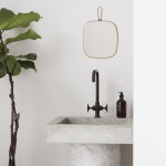 Lustro w antycznej ramie 28/26 cm Meraki - 2